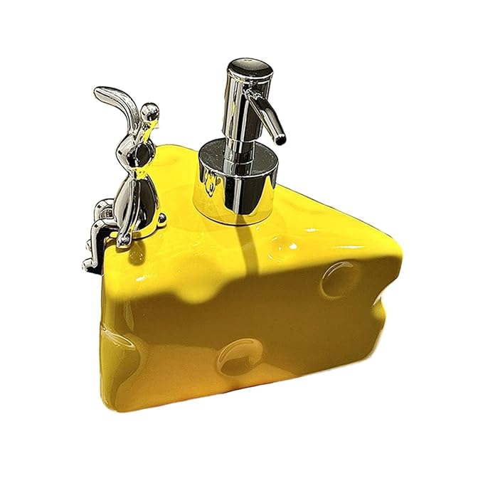 AuraHive Triangle-Cheese Lotion & Soap Dispenser Bottle