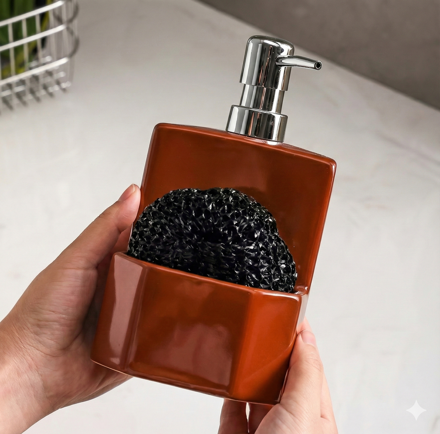 AuraHive Butler Style Kitchen Liquid Soap Dispenser