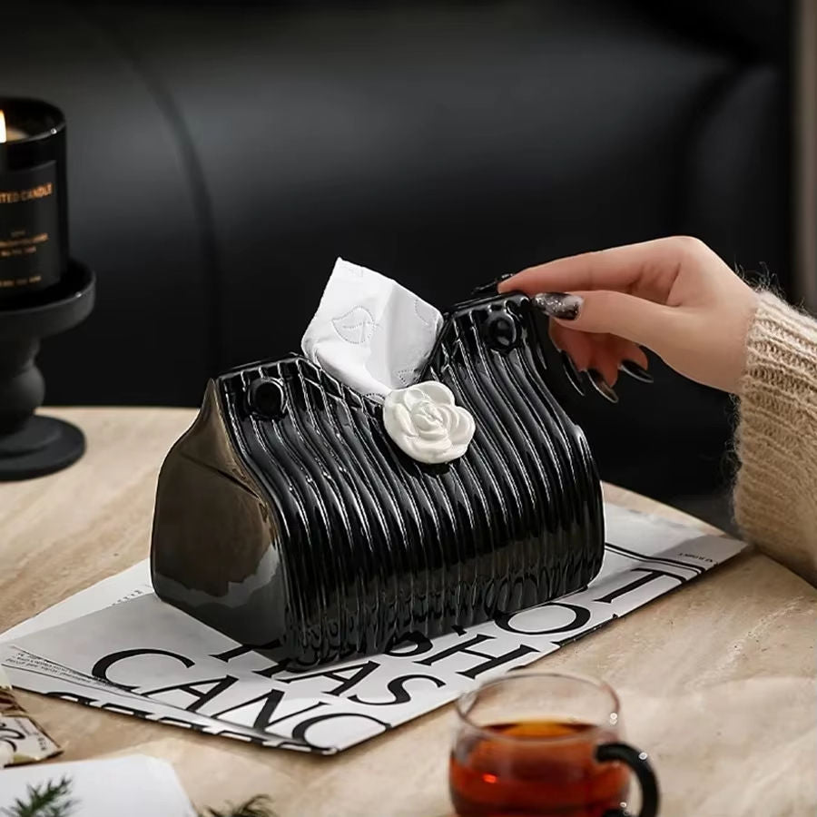 AuraHive Premium Handbag Design Tissue Box