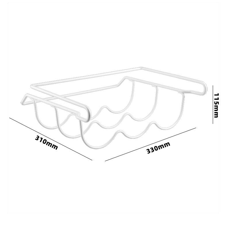 AuraHive Hanging Bottle Rack for Refrigerator