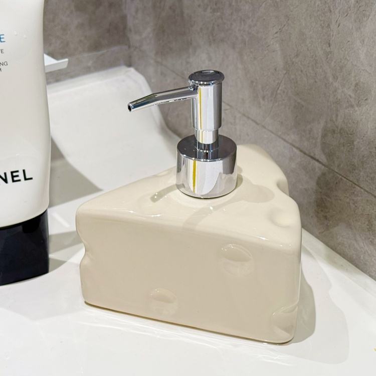 AuraHive Triangle-Cheese Lotion & Soap Dispenser Bottle