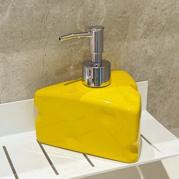 AuraHive Triangle-Cheese Lotion & Soap Dispenser Bottle