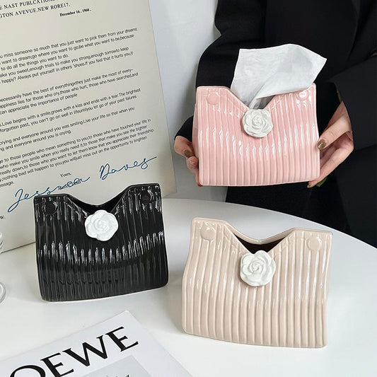AuraHive Premium Handbag Design Tissue Box