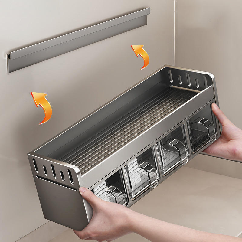 AuraHive Space-Saving Single Layer Spice Storage Shelf