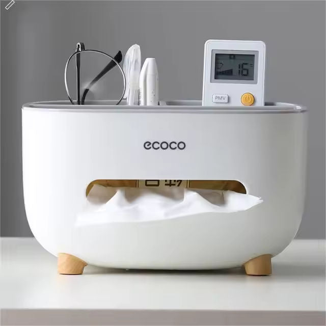 AuraHive Multi-Purpose Tissue Box & Remote Holder