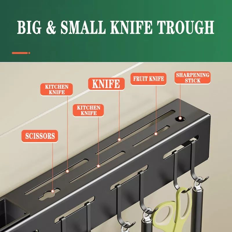 AuraHive Modern Knife and Spoon Holder