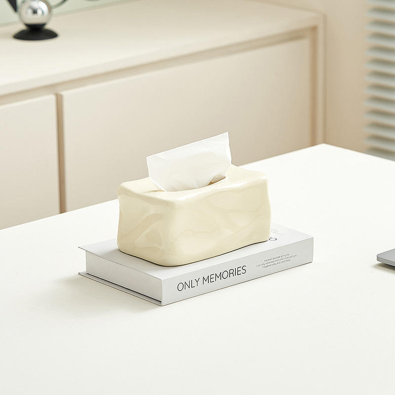 AuraHive Decorative Fine Rock Tissue Box for Home Décor