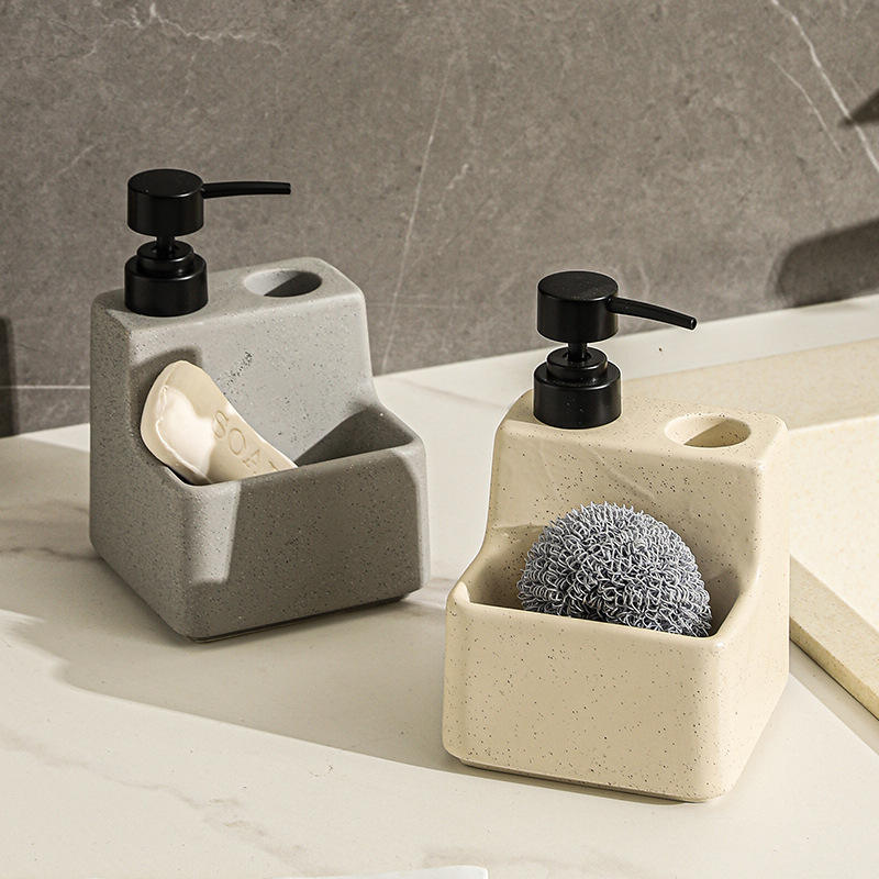 AuraHive Double Decker Kitchen Liquid Soap Dispenser