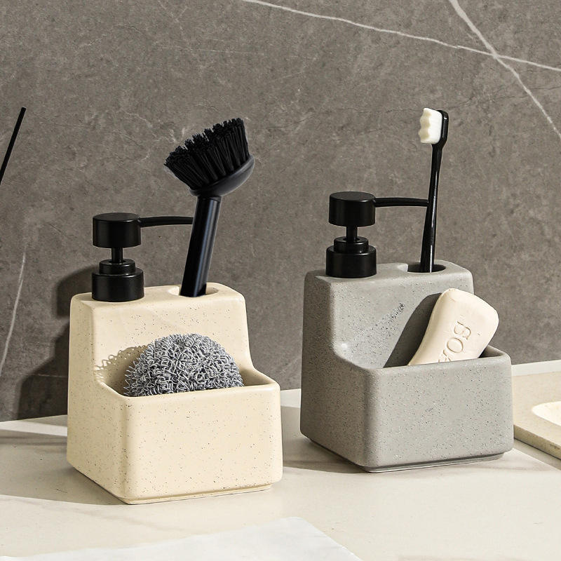 AuraHive Double Decker Kitchen Liquid Soap Dispenser