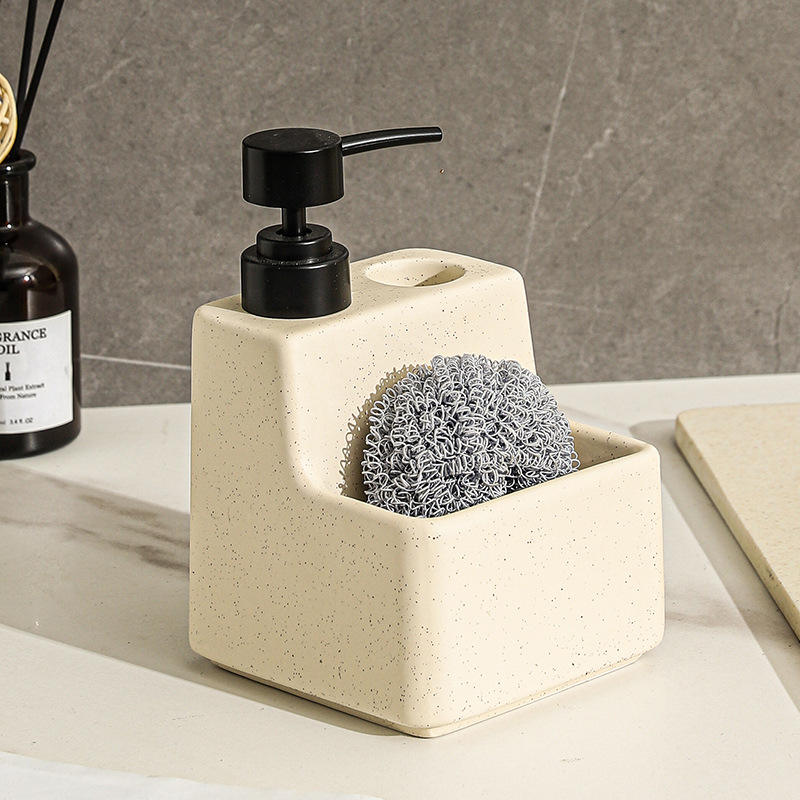 AuraHive Double Decker Kitchen Liquid Soap Dispenser