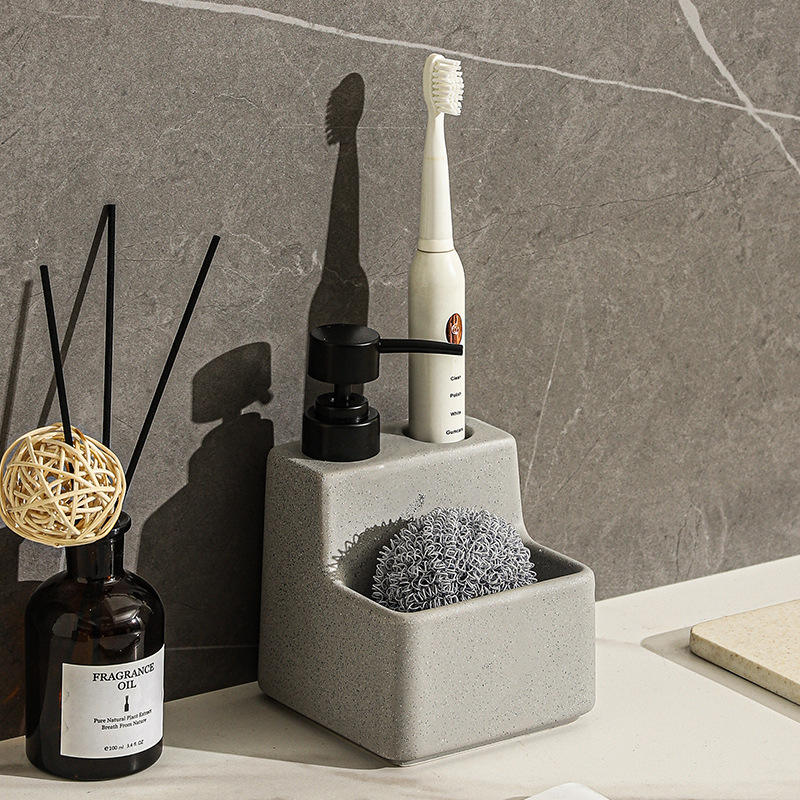 AuraHive Double Decker Kitchen Liquid Soap Dispenser