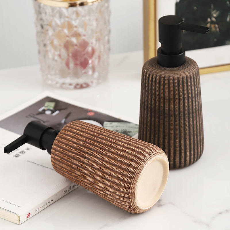 AuraHive Premium Retro Lotion Bottle with Stiff Neck Design