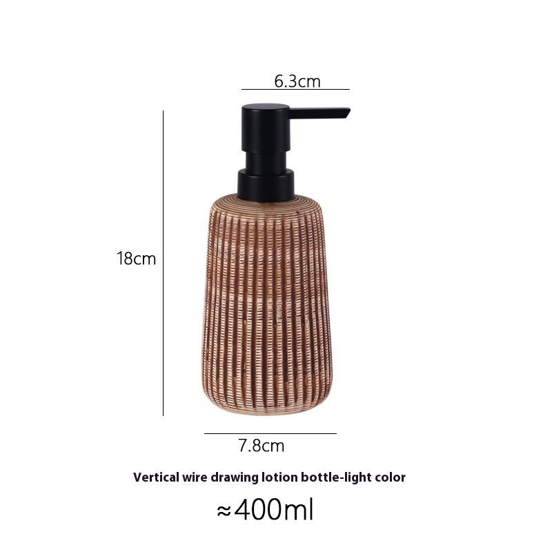 AuraHive Premium Retro Lotion Bottle with Stiff Neck Design