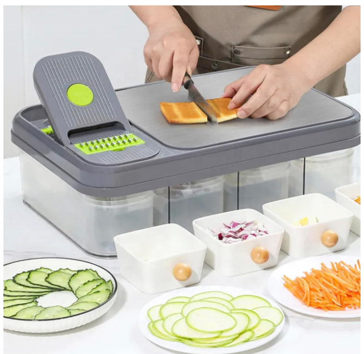 AuraHive Heavy-Duty Large Veggie Cutter for Fruits & Vegetables
