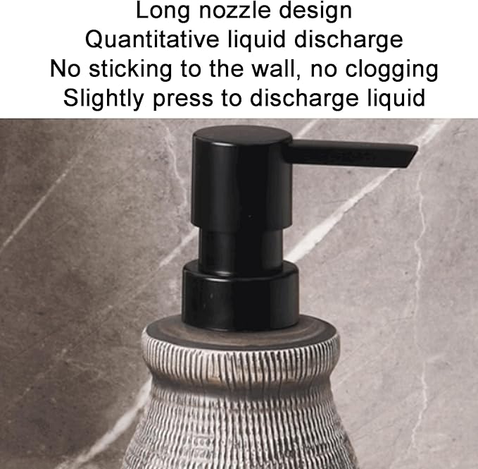 AuraHive Vintage Style Squeeze Neck Lotion Dispenser