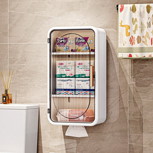 AuraHive Wall Mounted Bathroom Storage Box