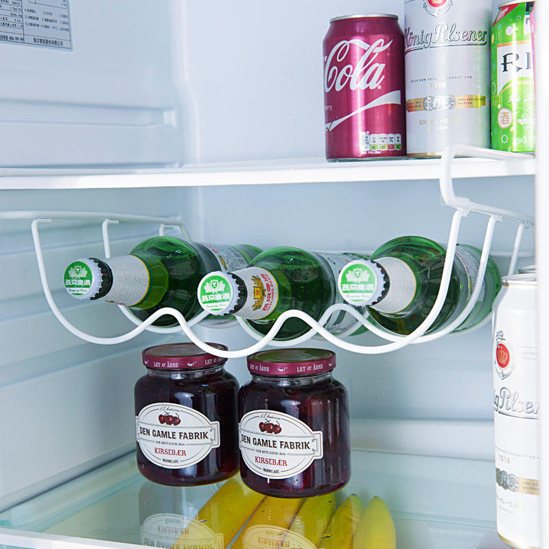 AuraHive Hanging Bottle Rack for Refrigerator
