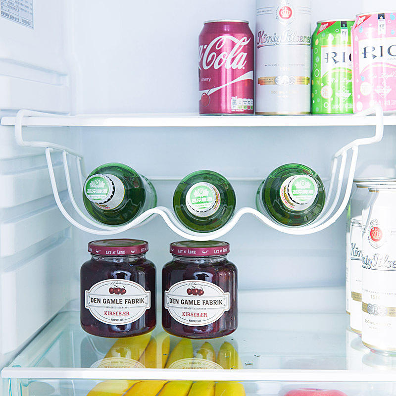 AuraHive Hanging Bottle Rack for Refrigerator