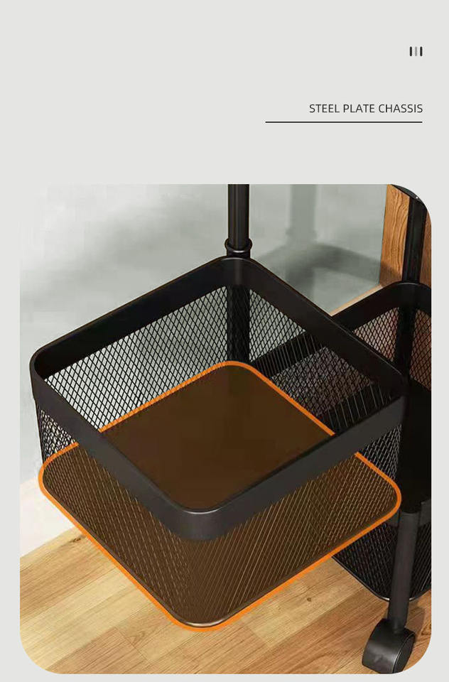 AuraHive 4-Layer Round Kitchen Organizer Rack