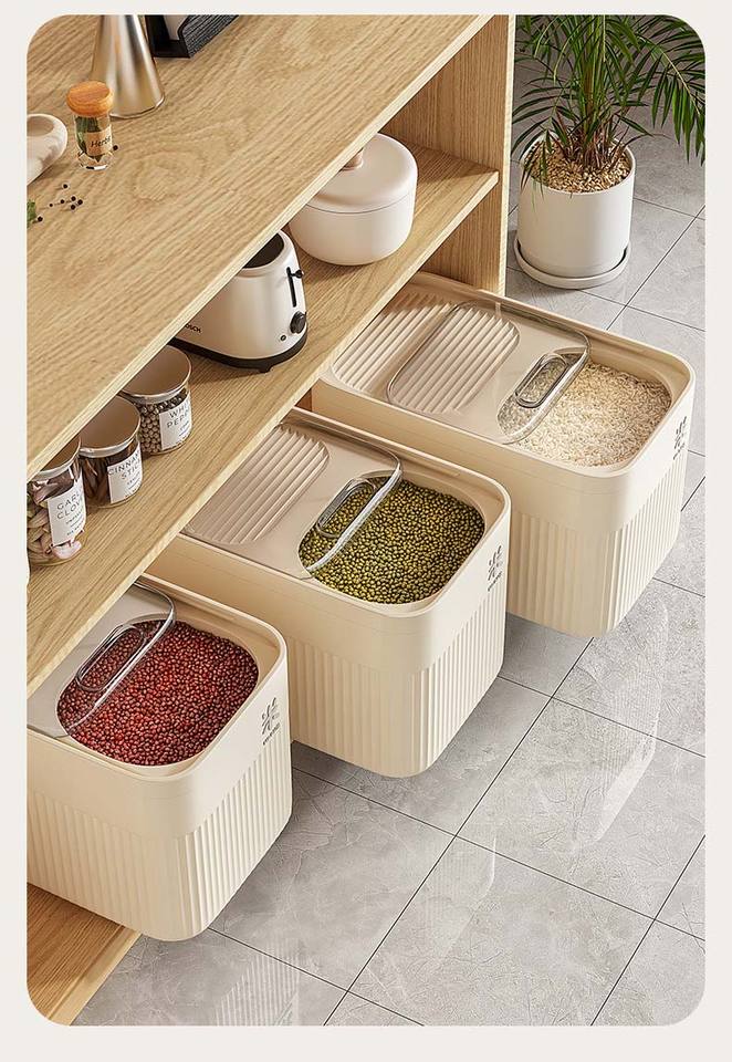 AuraHive Airtight Flour Storage Barrel