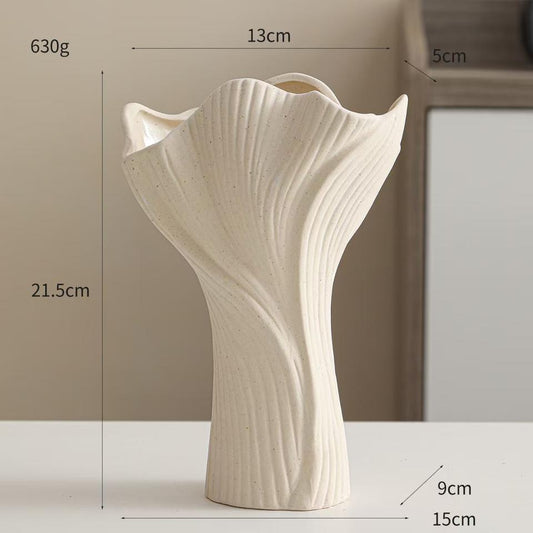 AuraHive Modern Sandish Decorative Vase