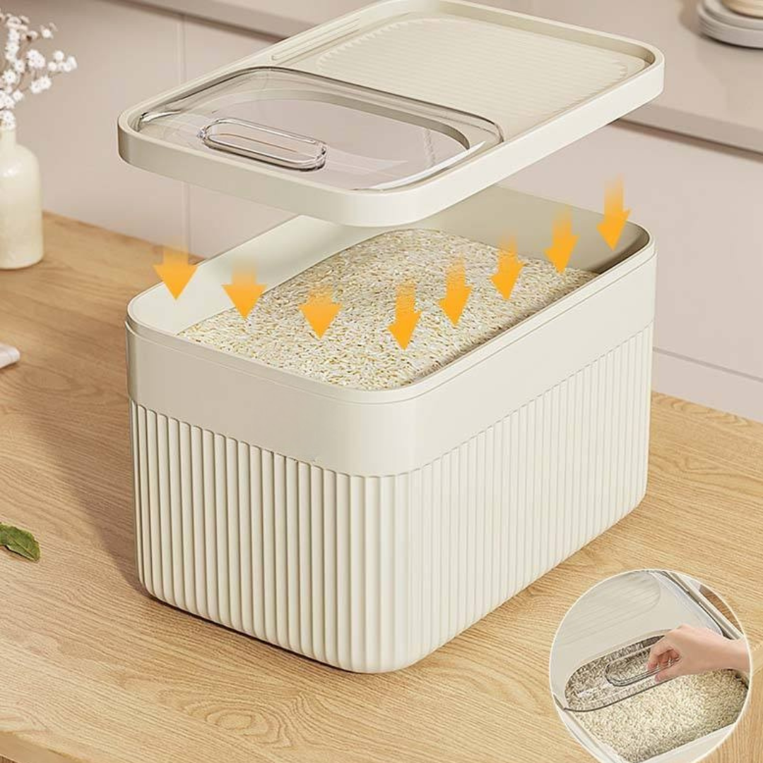 AuraHive Airtight Flour Storage Barrel