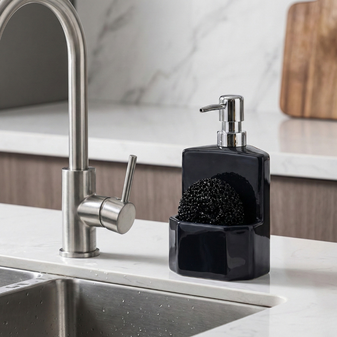 AuraHive Butler Style Kitchen Liquid Soap Dispenser